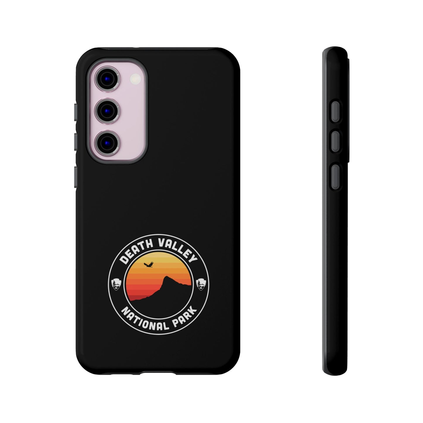 Death Valley National Park Phone Case - Round Emblem Design