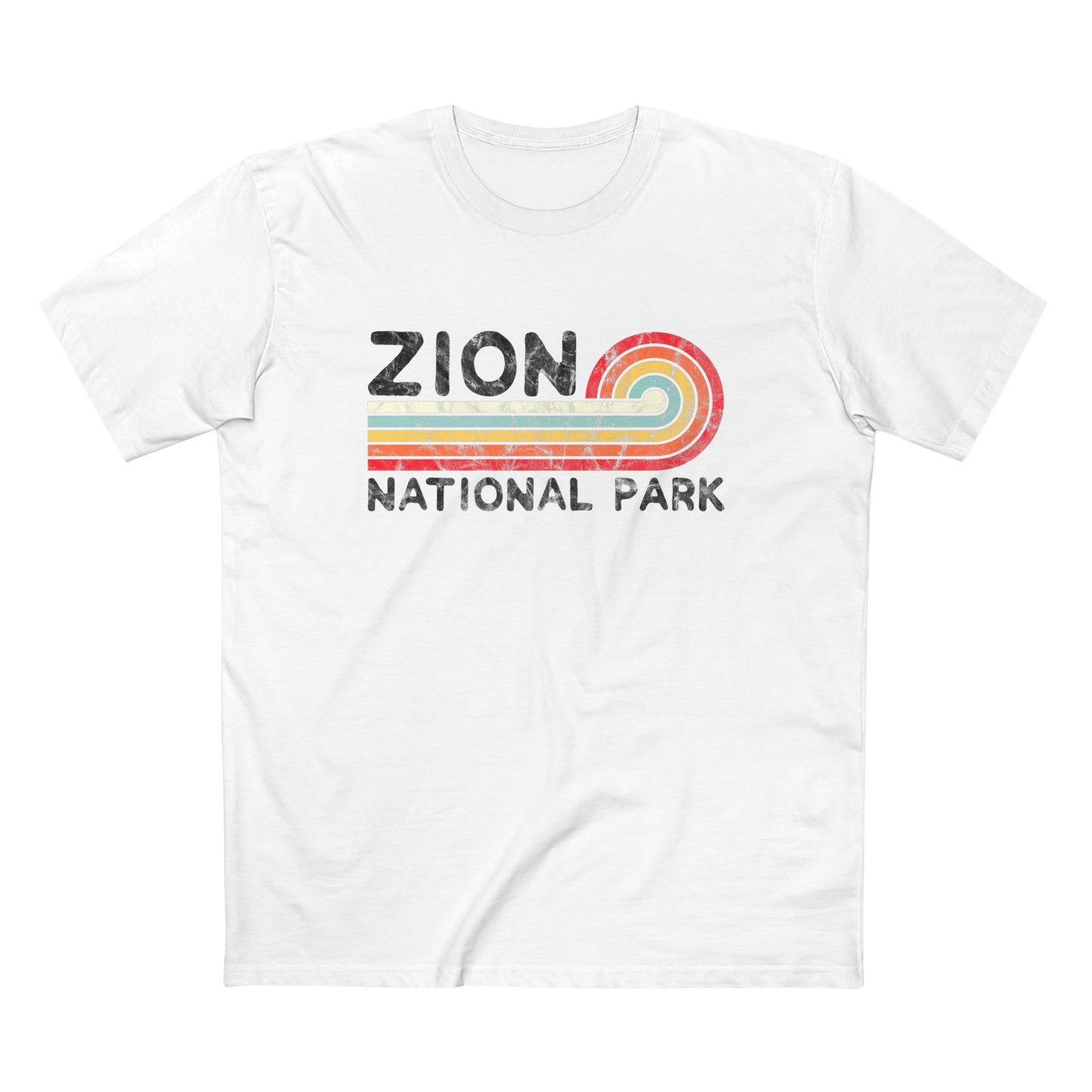 Zion National Park T-Shirt - Vintage Stretched Sunrise