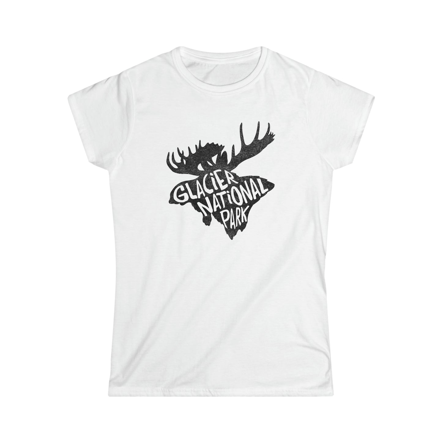 Glacier National Park Women's T-Shirt - Moose