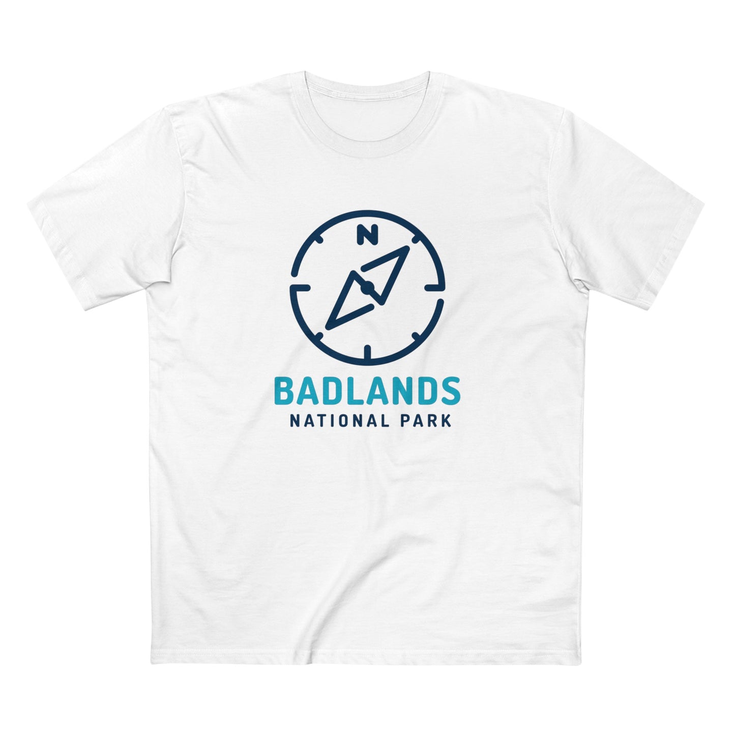 Badlands National Park T-Shirt Compass Design