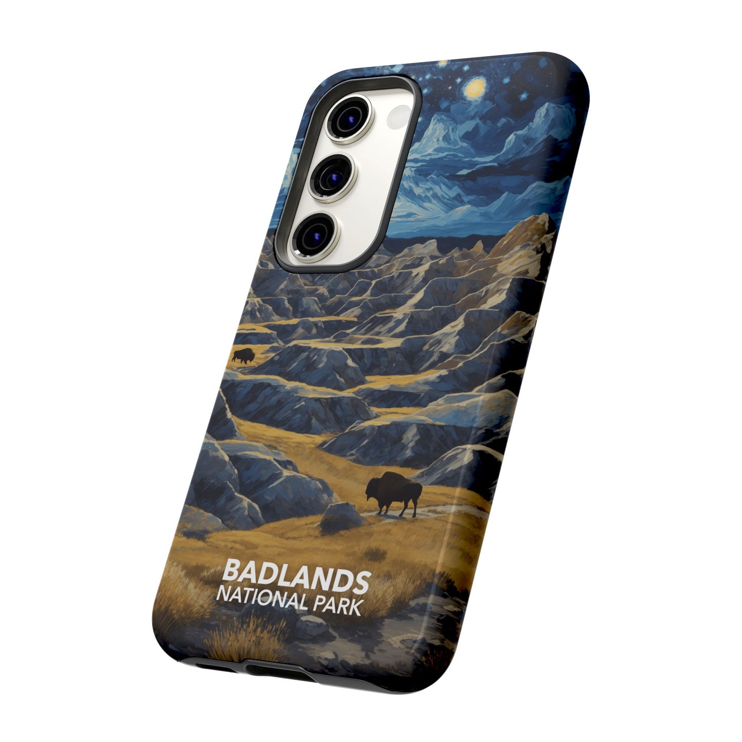 Badlands National Park Phone Case - Starry Night