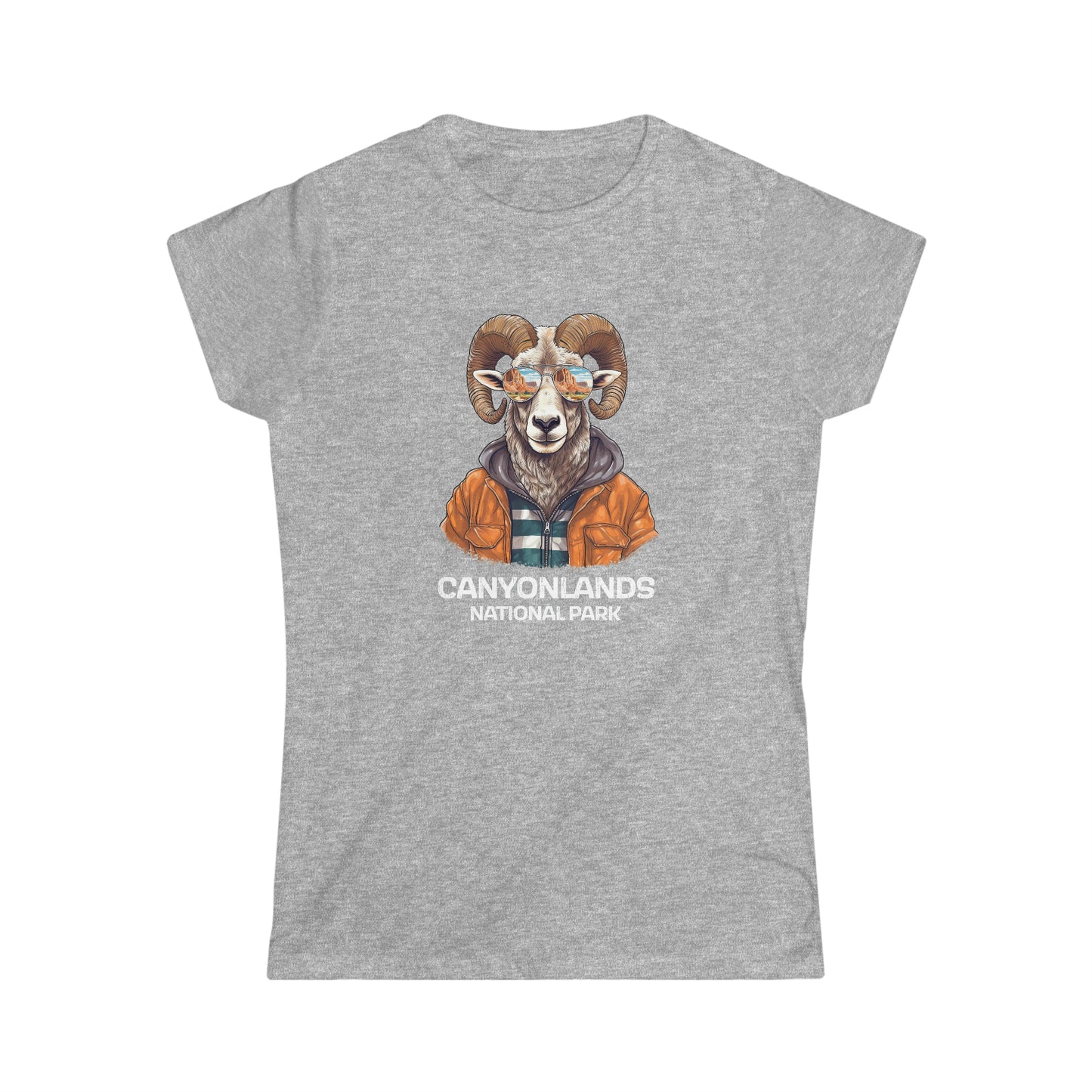 Canyonlands National Park Women's T-Shirt - Cool Bighorn Sheep