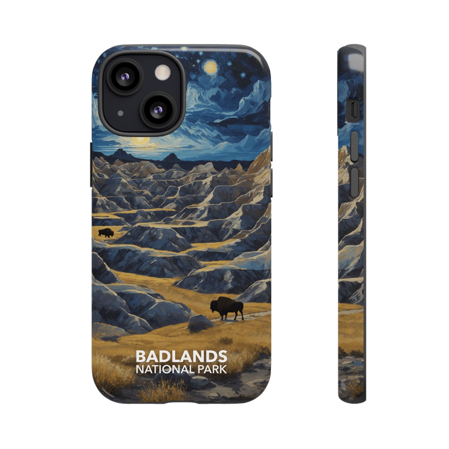 Badlands National Park Phone Case - Starry Night