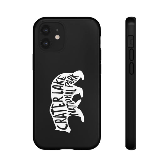 Crater Lake National Park Phone Case - Black Bear Design