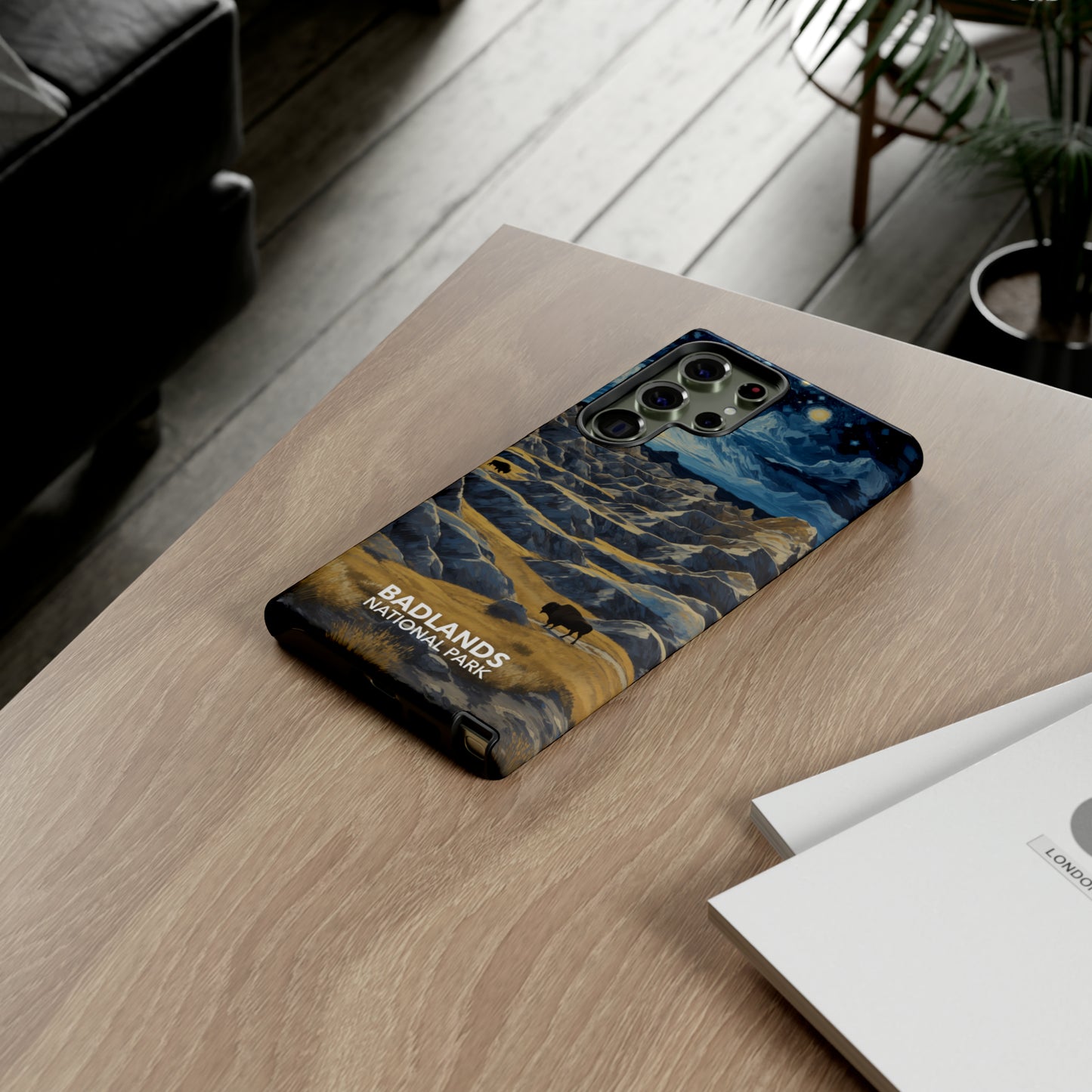 Badlands National Park Phone Case - Starry Night