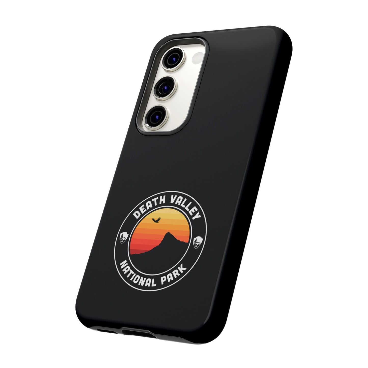 Death Valley National Park Phone Case - Round Emblem Design