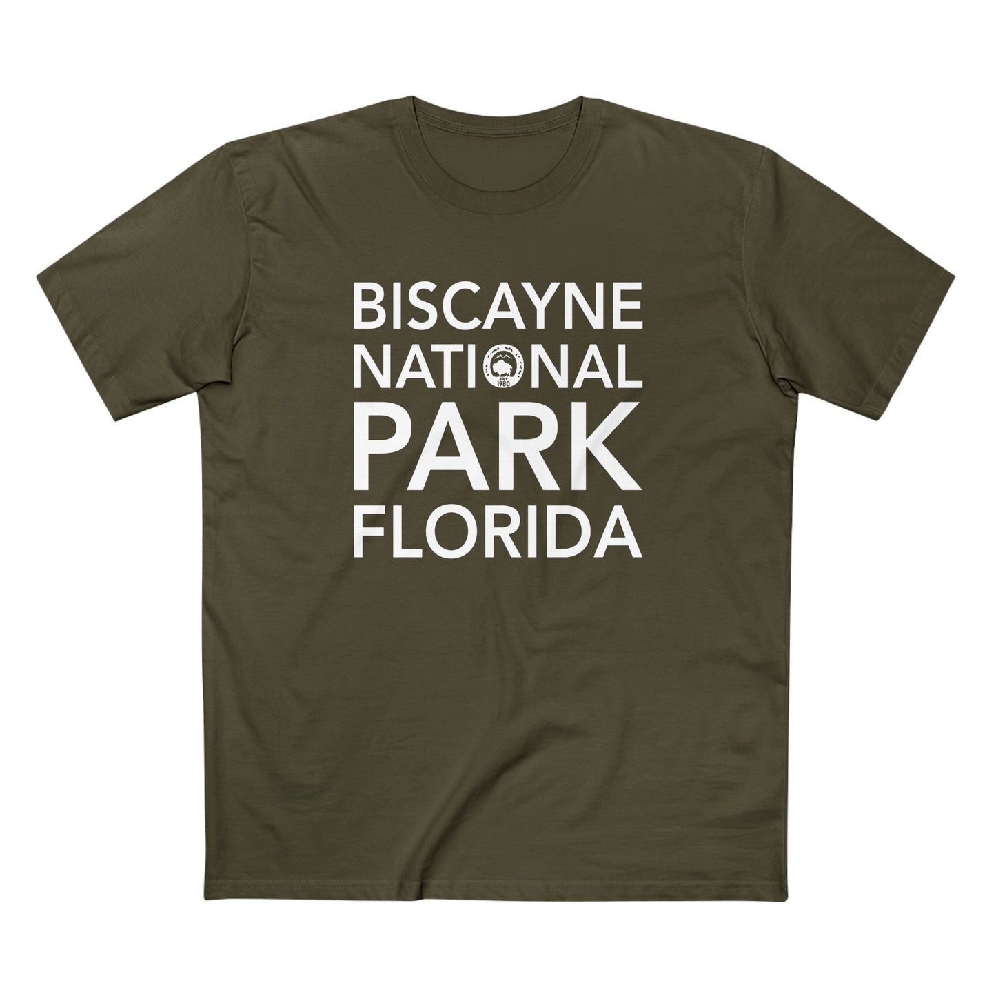 Biscayne National Park T-Shirt Block Text