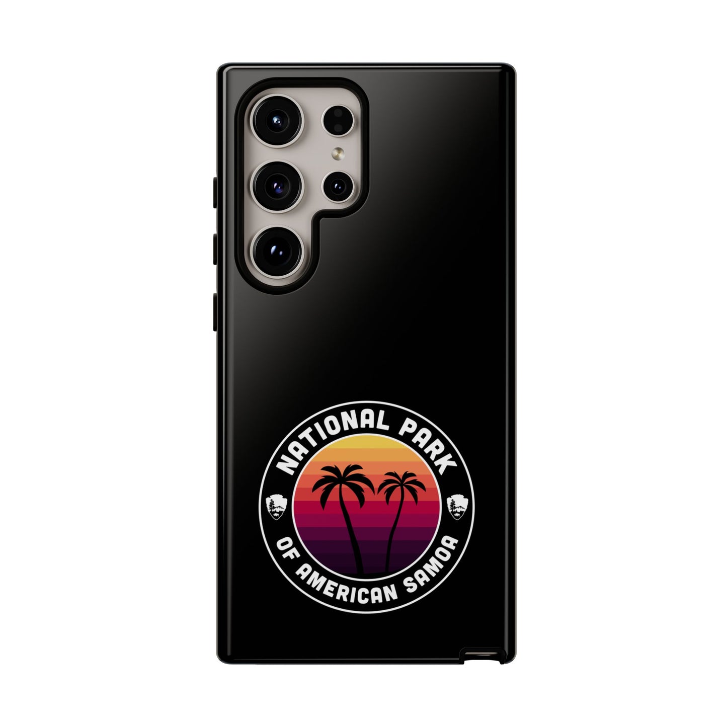 National Park of American Samoa Phone Case - Round Emblem Design