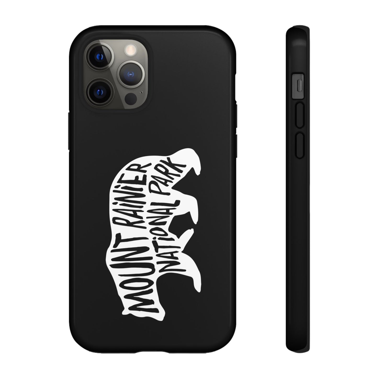 Mount Rainier National Park Phone Case - Black Bear Design