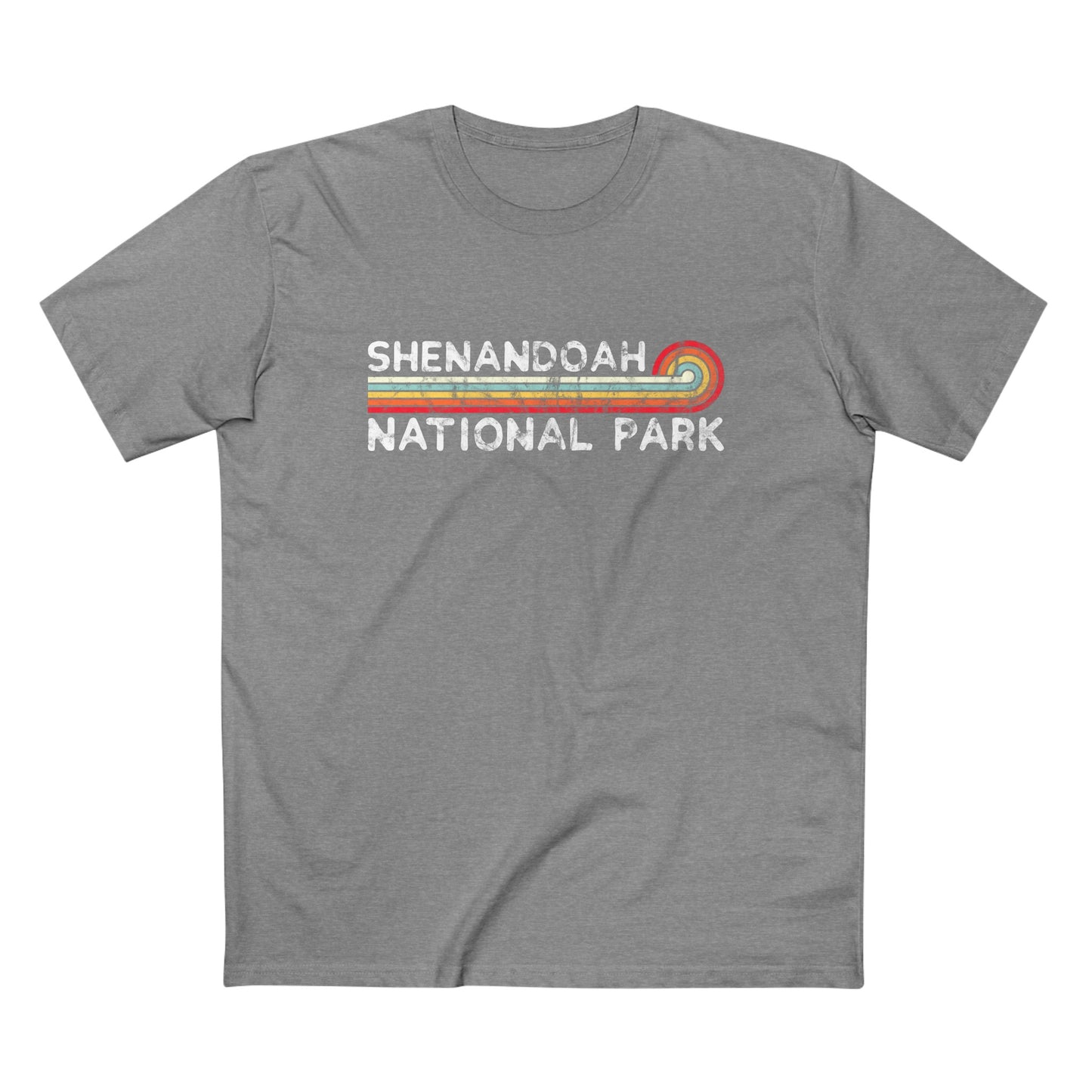 Shenandoah National Park T-Shirt - Vintage Stretched Sunrise