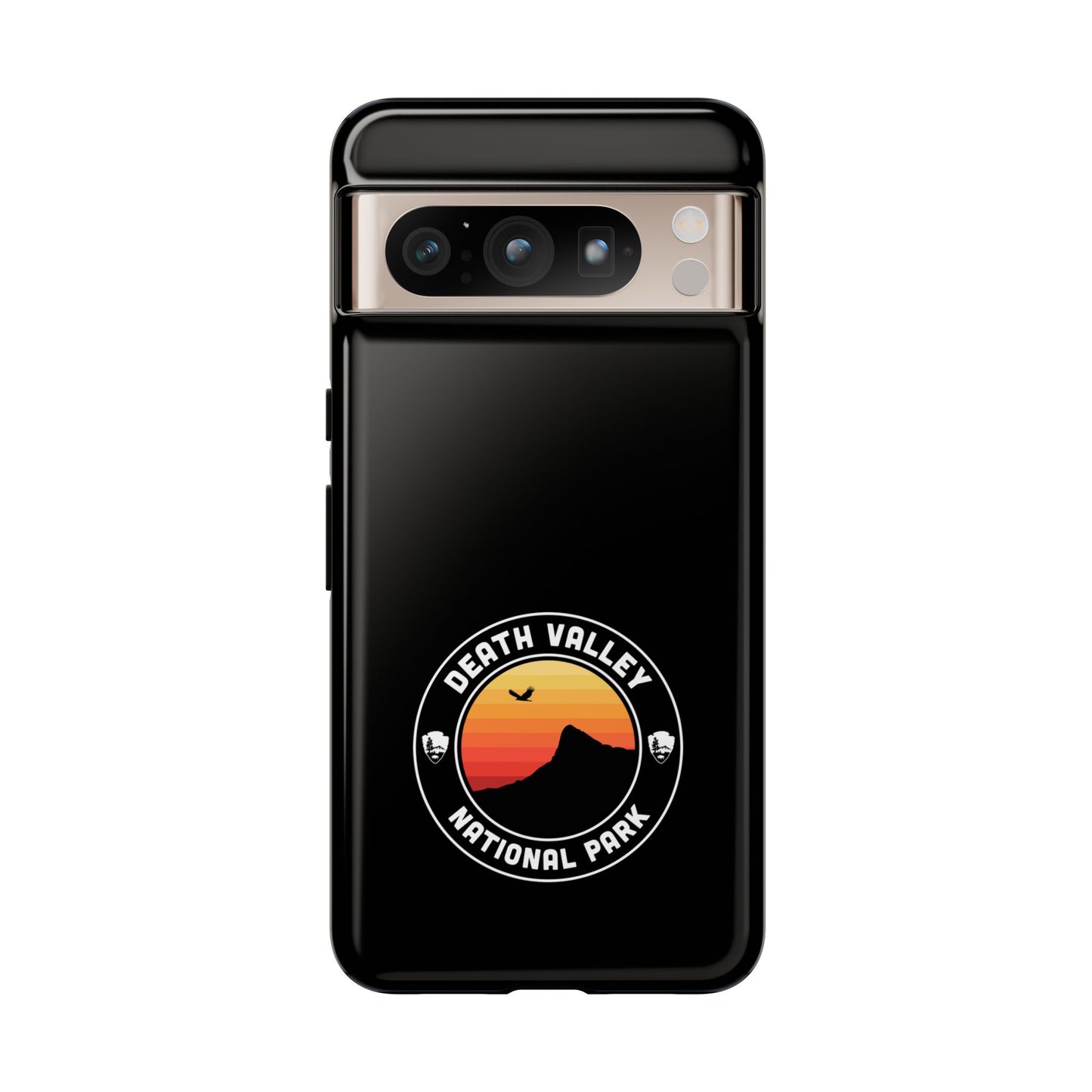 Death Valley National Park Phone Case - Round Emblem Design