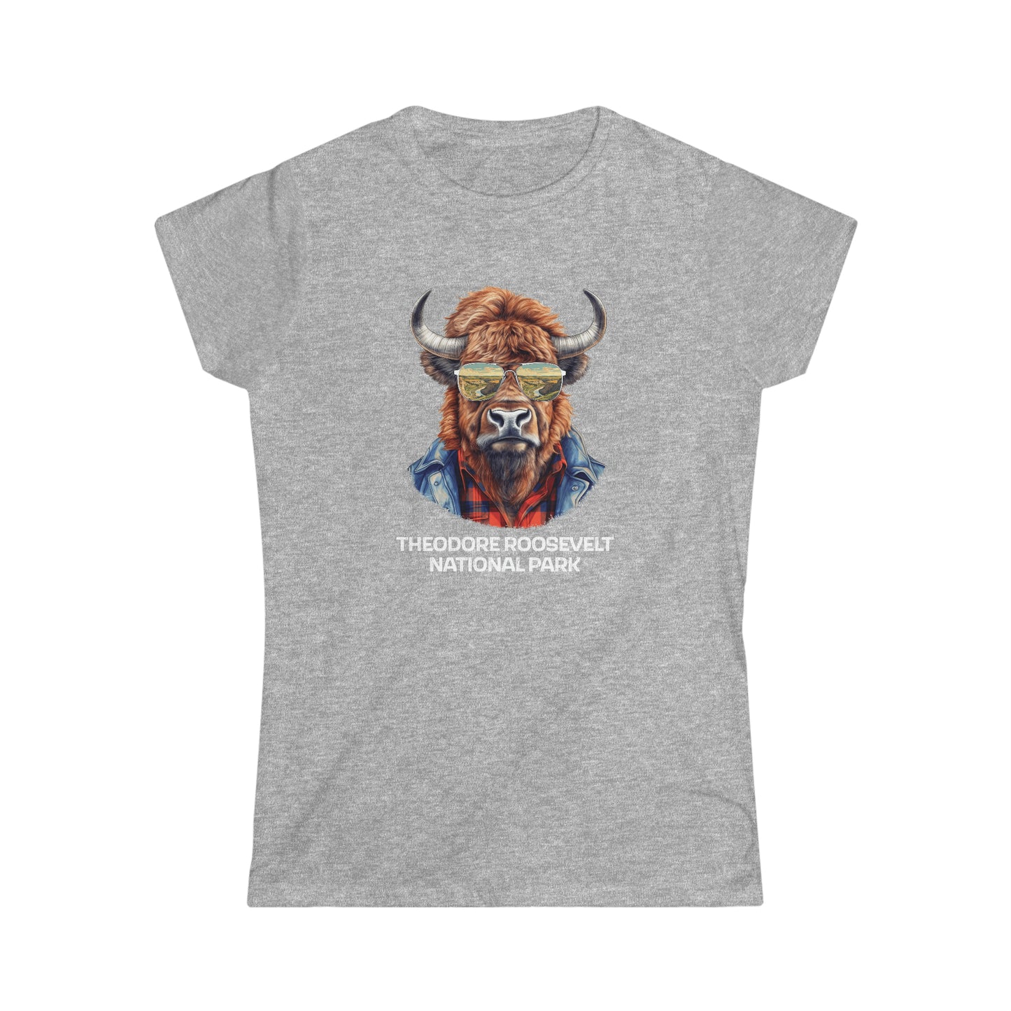 Theodore Roosevelt National Park Women's T-Shirt - Cool Bison