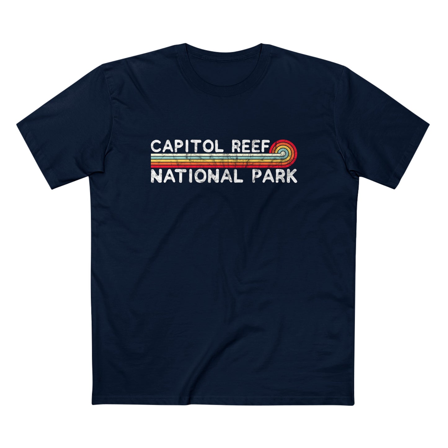 Capitol Reef National Park T-Shirt - Vintage Stretched Sunrise