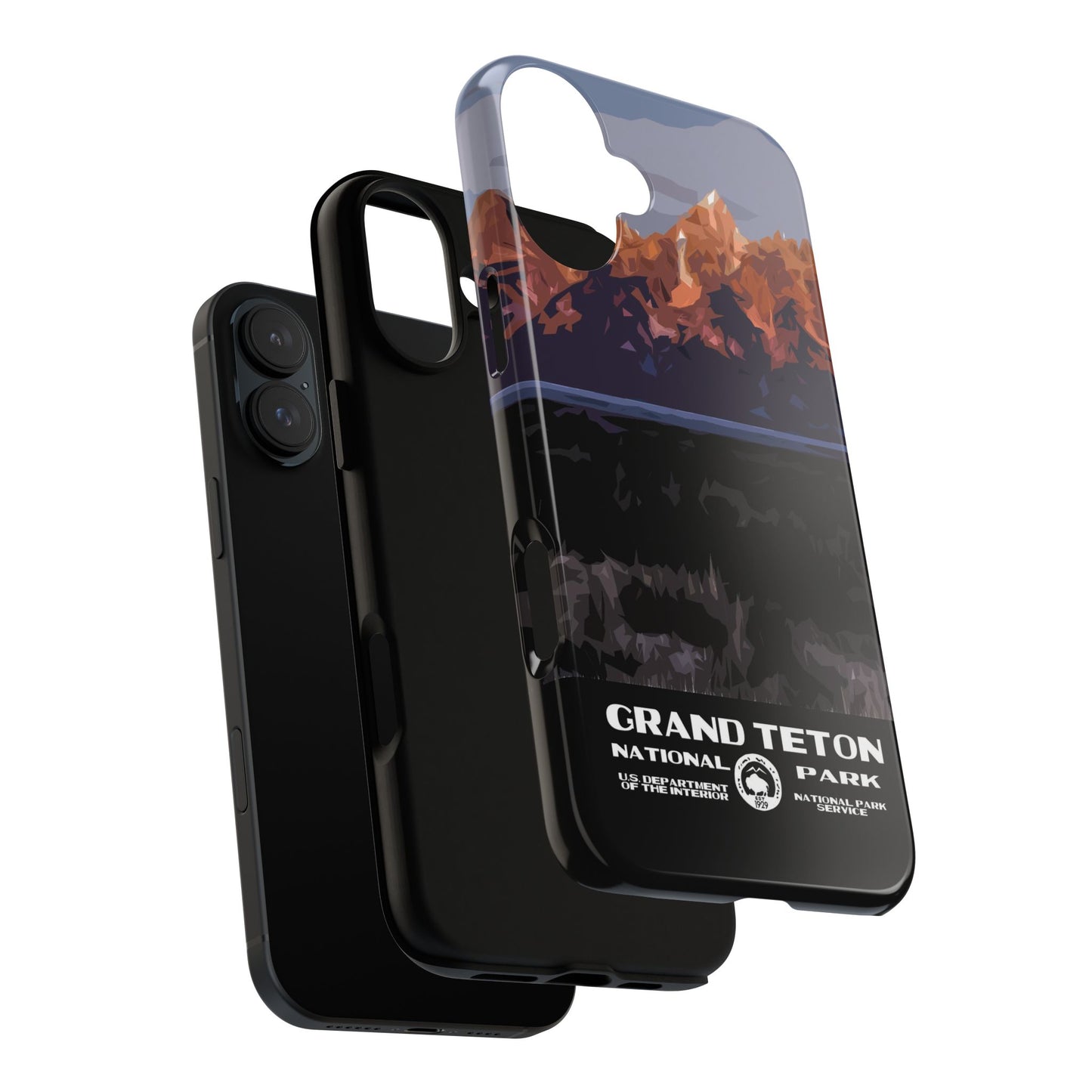 Grand Teton National Park Phone Case - WPA Style