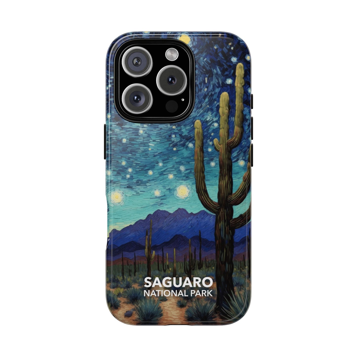 Saguaro National Park Phone Case - Starry Night