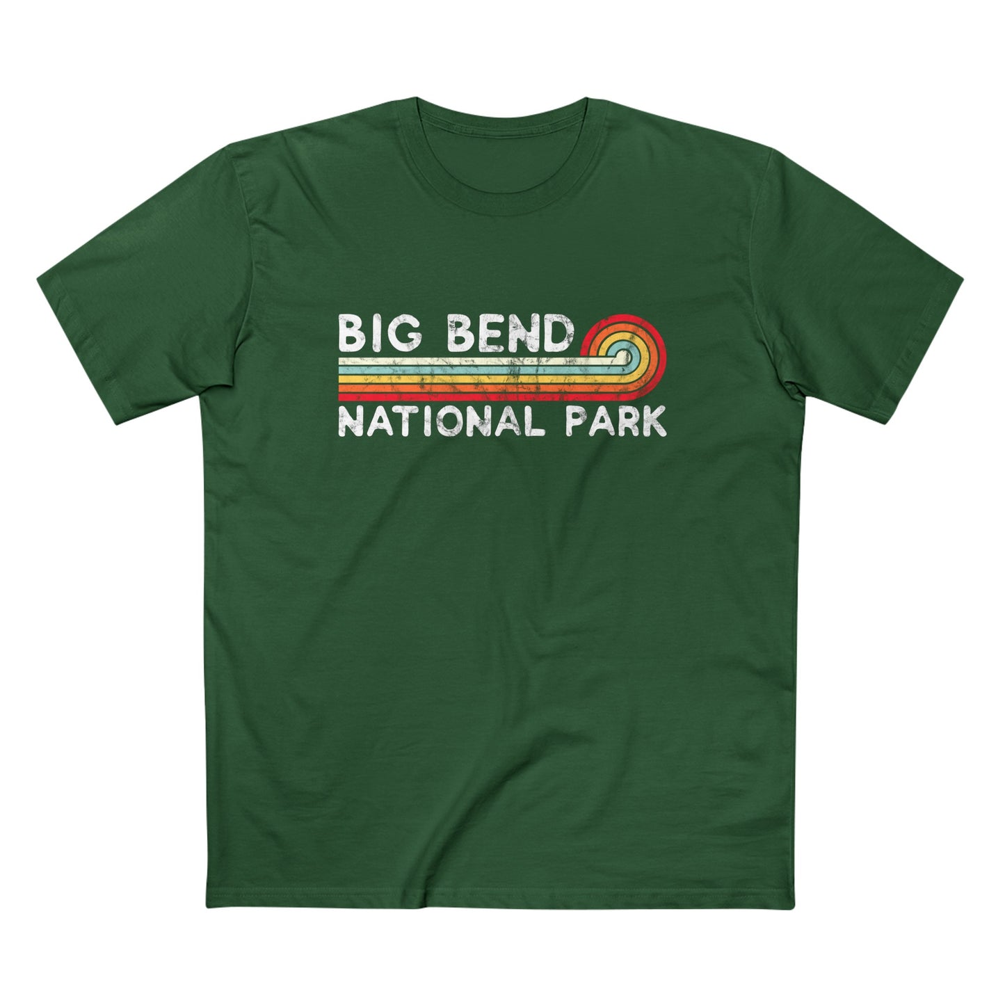 Big Bend National Park T-Shirt - Vintage Stretched Sunrise