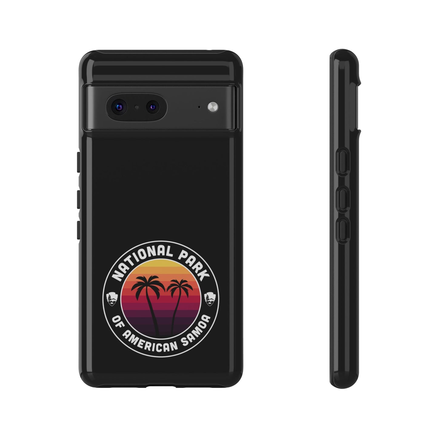 National Park of American Samoa Phone Case - Round Emblem Design