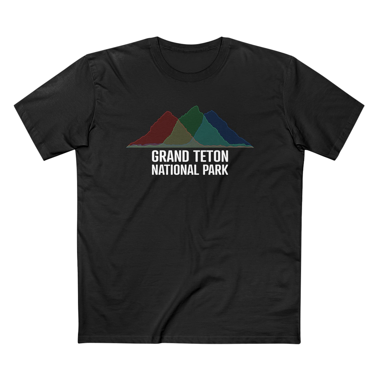 Grand Teton National Park T-Shirt - Histogram Design