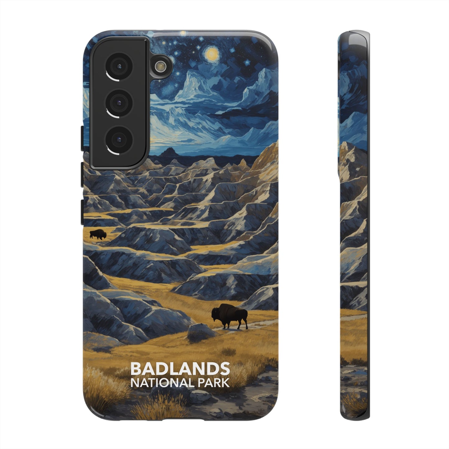 Badlands National Park Phone Case - Starry Night