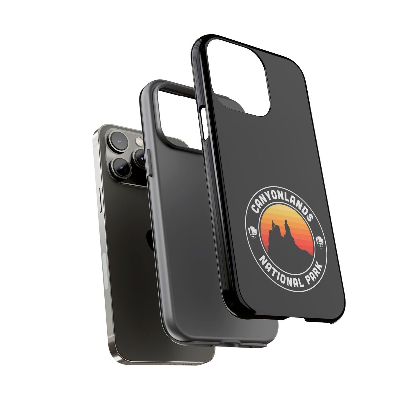 Canyonlands National Park Phone Case - Round Emblem Design