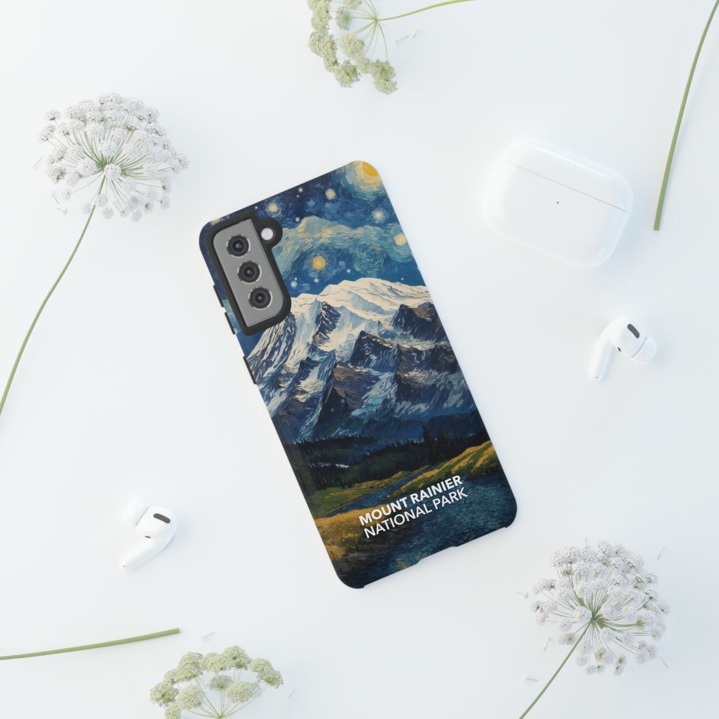 Mount Rainier National Park Phone Case - Starry Night