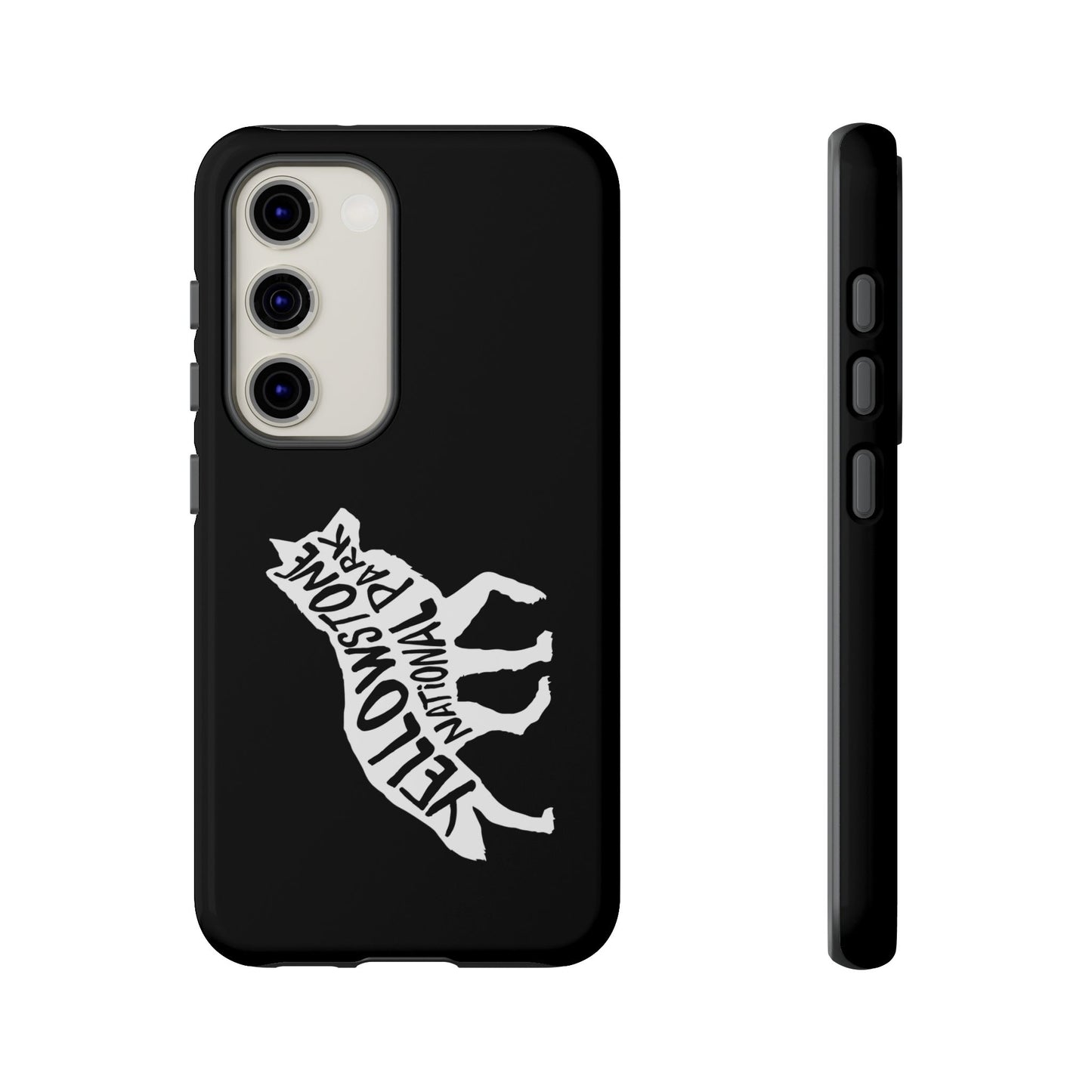 Yellowstone National Park Phone Case - Wolf Design