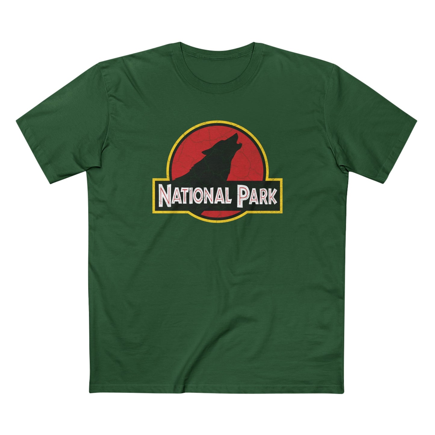 Wolf National Park T-Shirt - Parody Logo