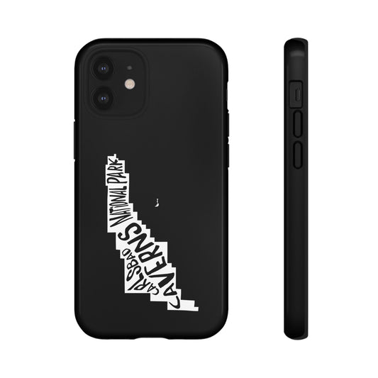 Carlsbad Caverns National Park Phone Case - Map Design