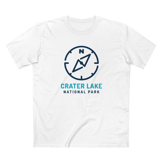 Crater Lake National Park T-Shirt Compass Design