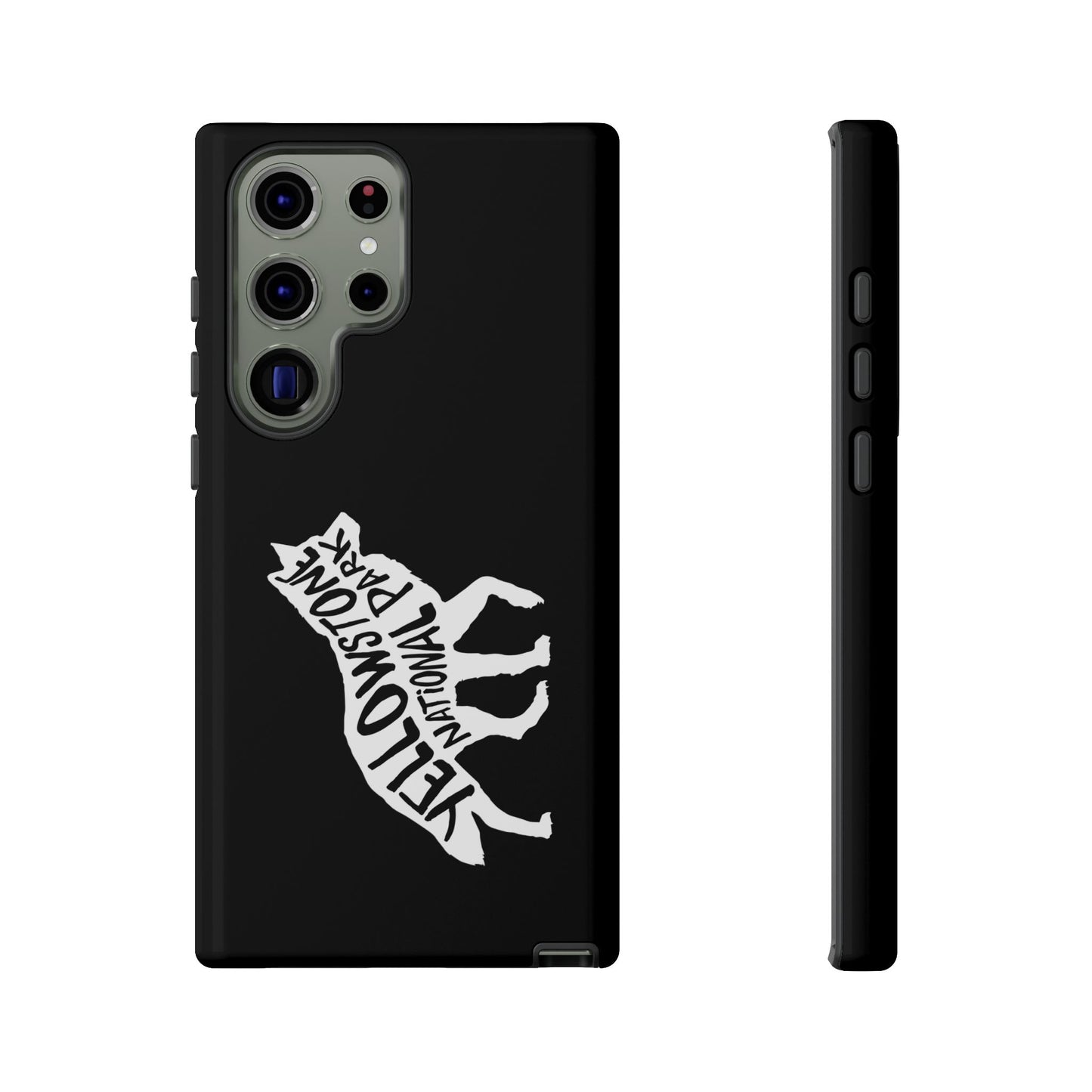 Yellowstone National Park Phone Case - Wolf Design