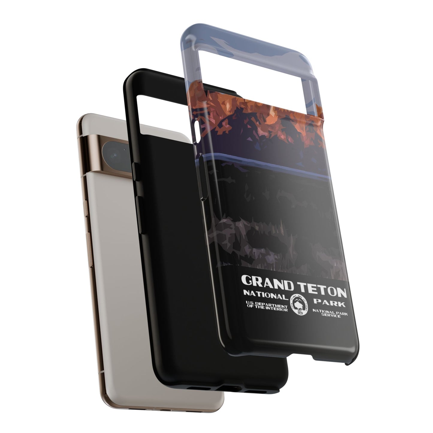 Grand Teton National Park Phone Case - WPA Style