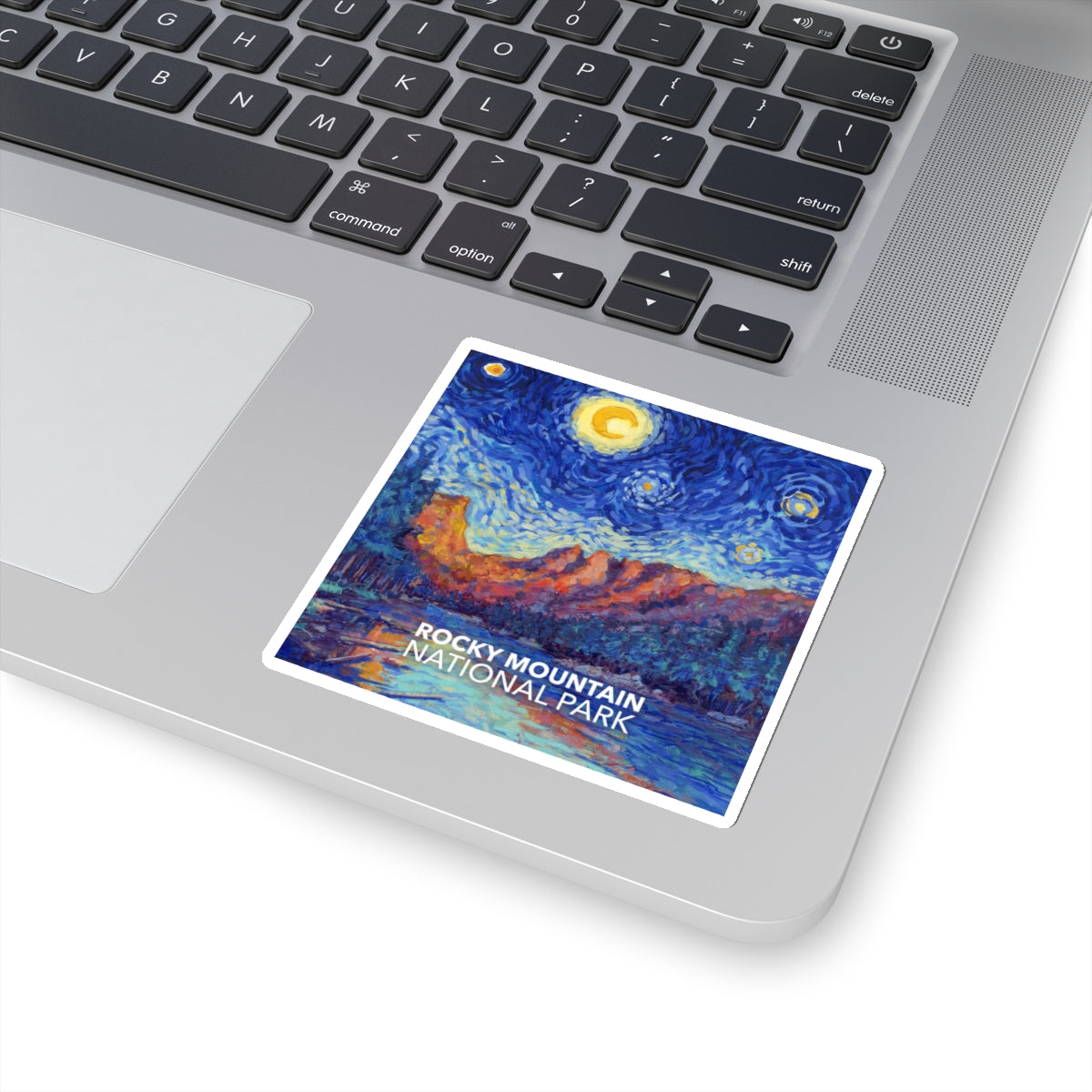 Rocky Mountain National Park Sticker - The Starry Night