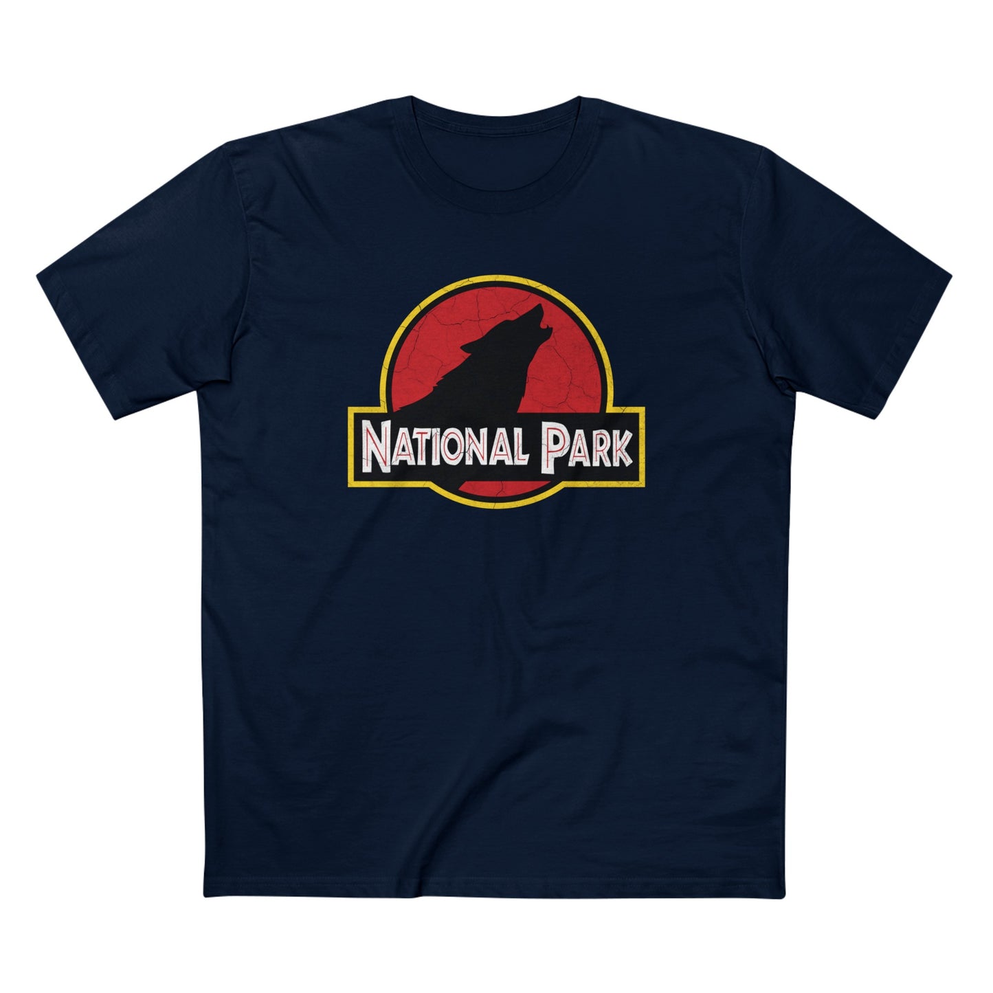 Wolf National Park T-Shirt - Parody Logo