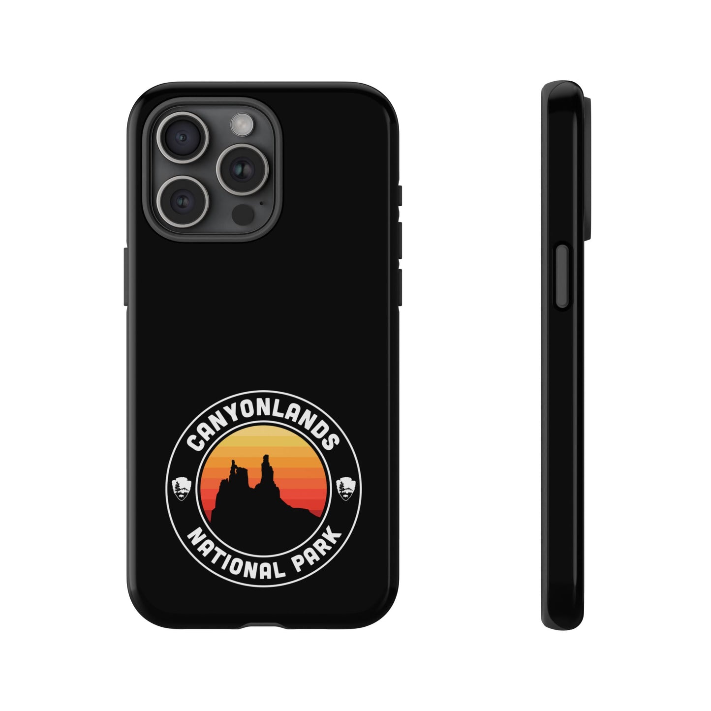 Canyonlands National Park Phone Case - Round Emblem Design