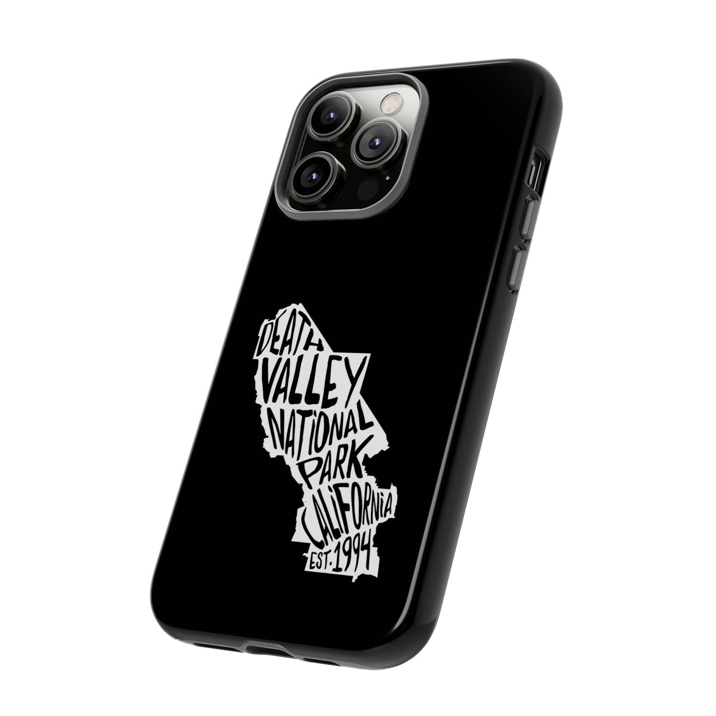 Death Valley National Park Phone Case - Map Design