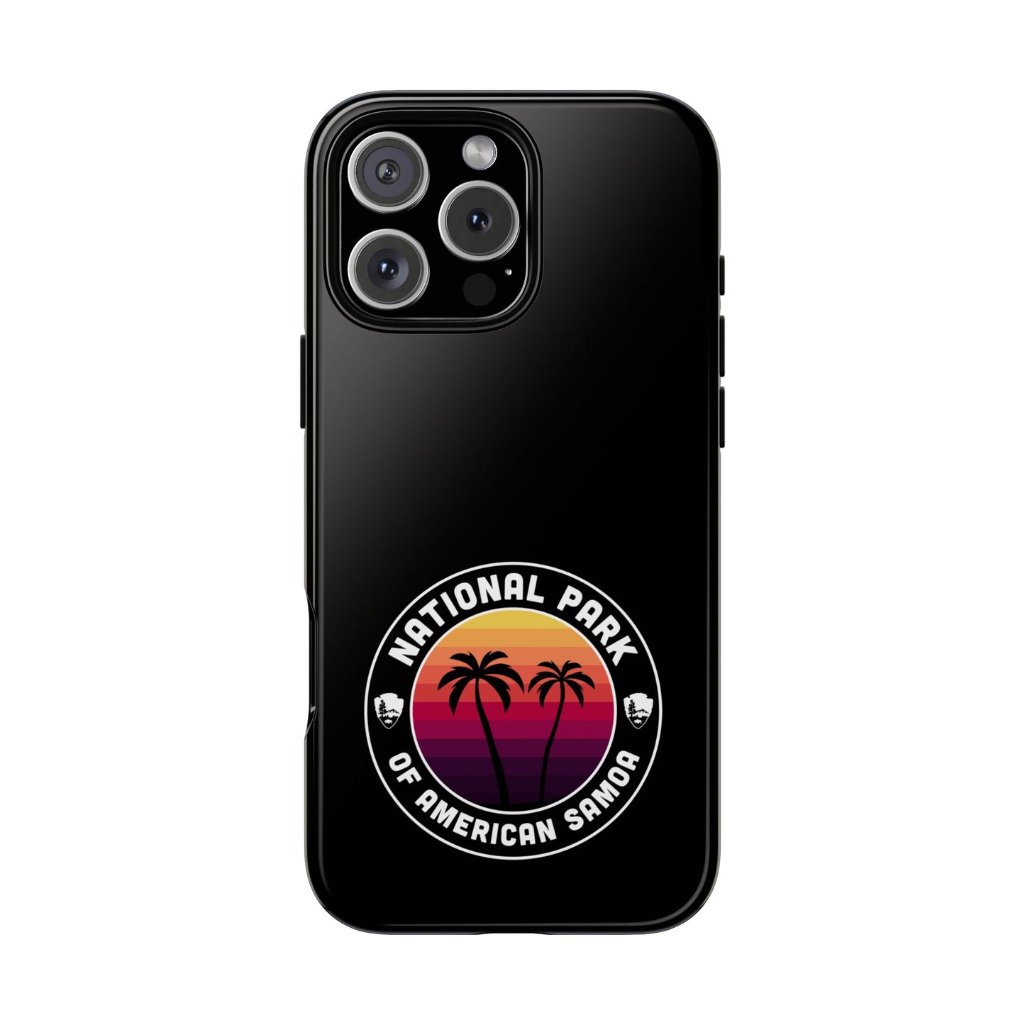 National Park of American Samoa Phone Case - Round Emblem Design