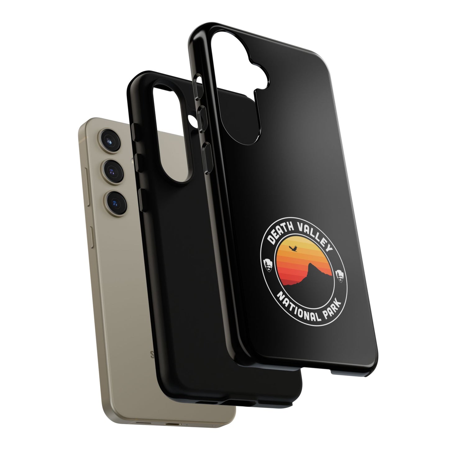 Death Valley National Park Phone Case - Round Emblem Design