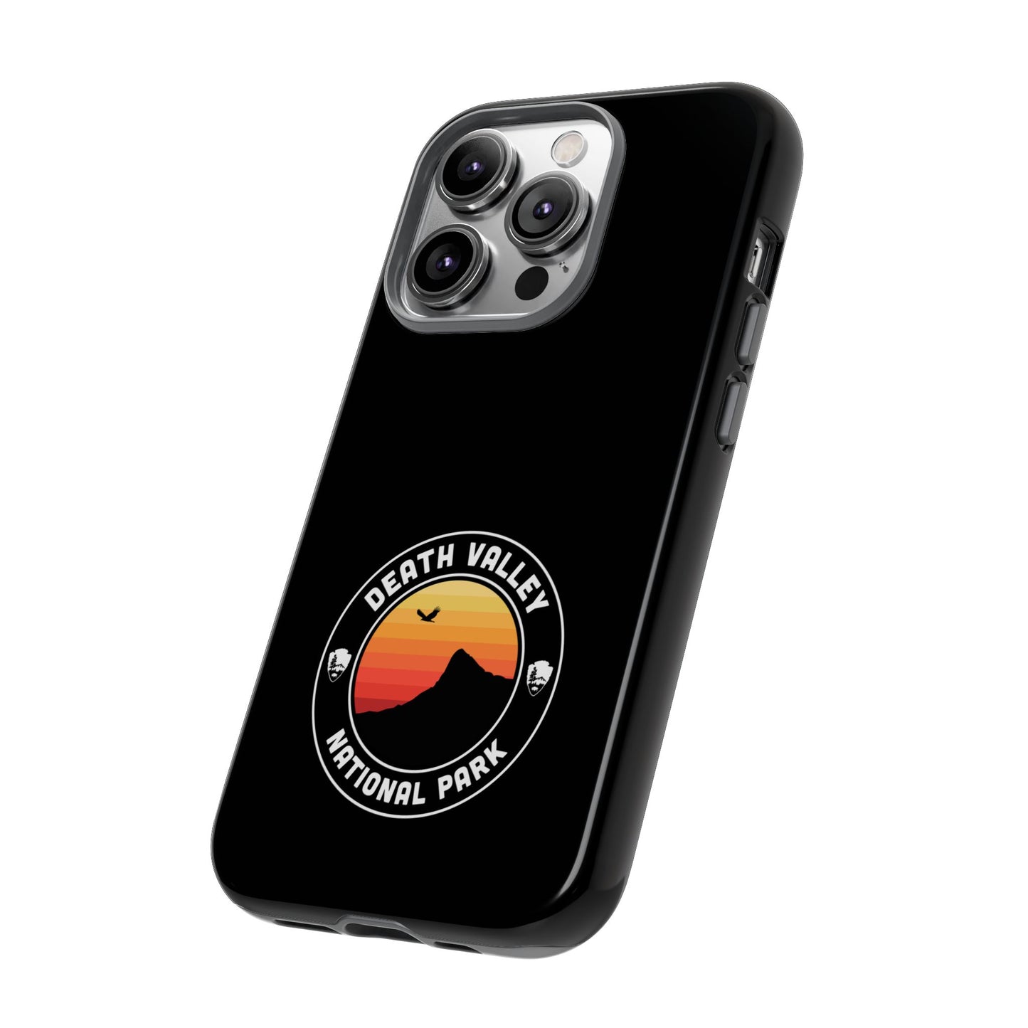 Death Valley National Park Phone Case - Round Emblem Design