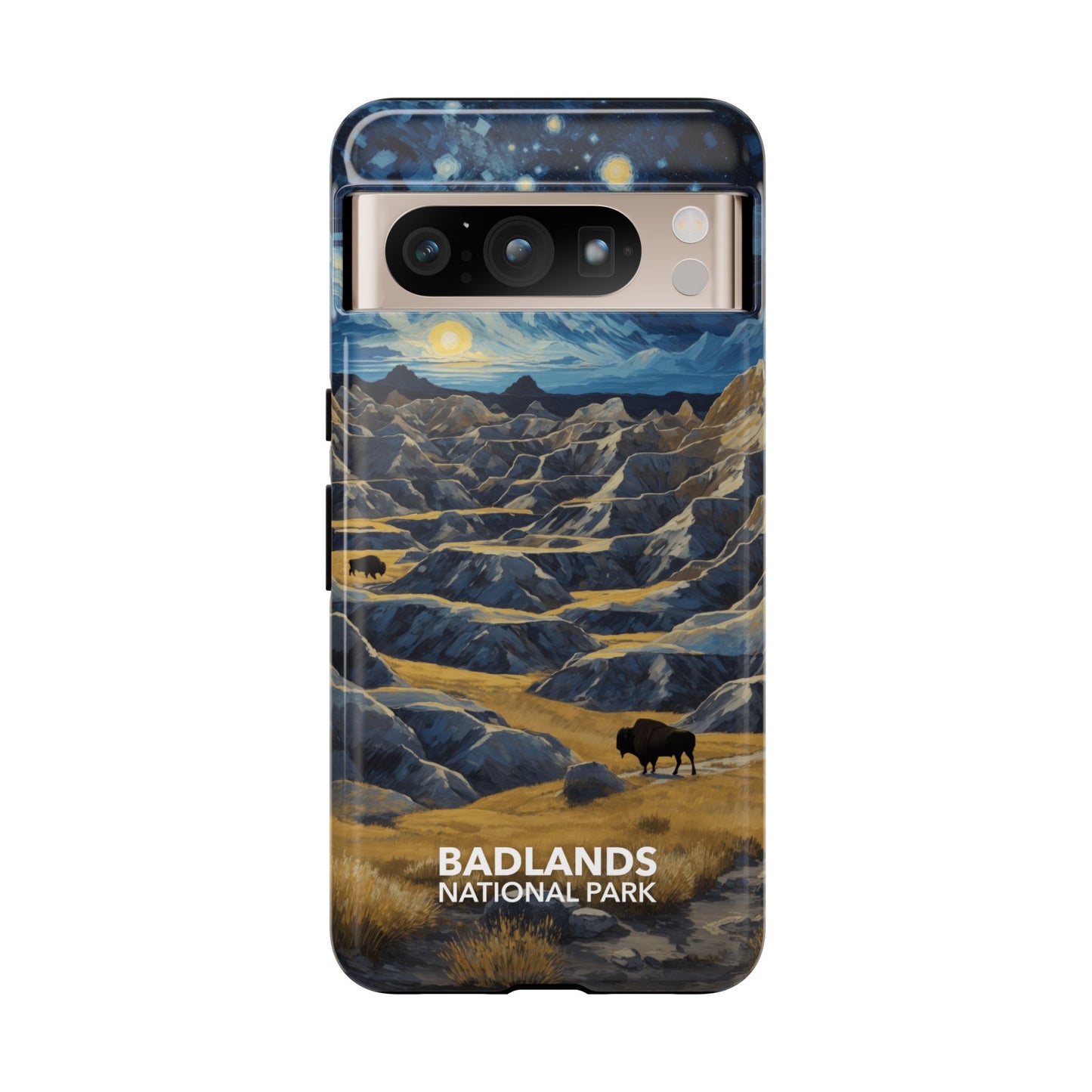 Badlands National Park Phone Case - Starry Night