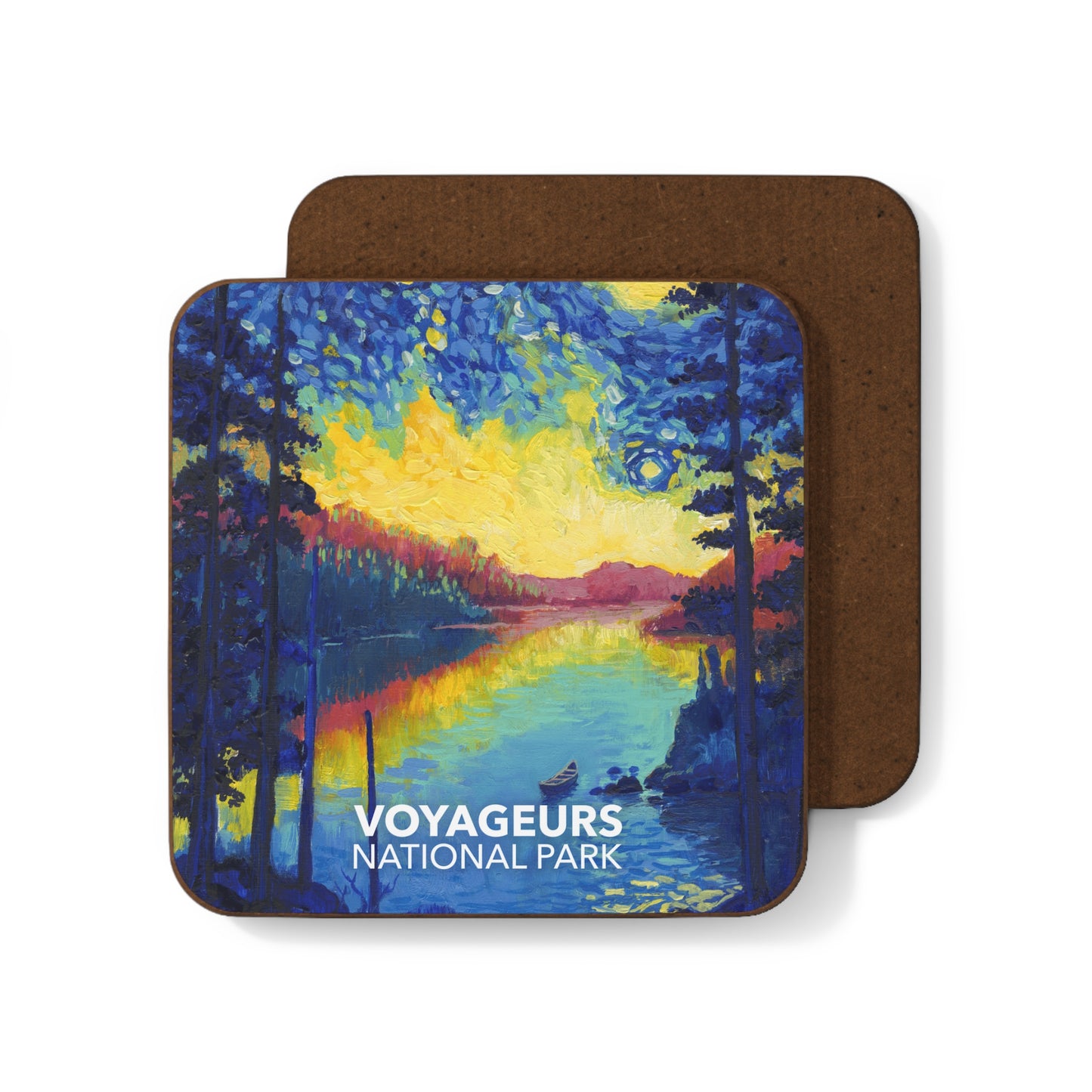 Voyageurs National Park Coaster - The Starry Night