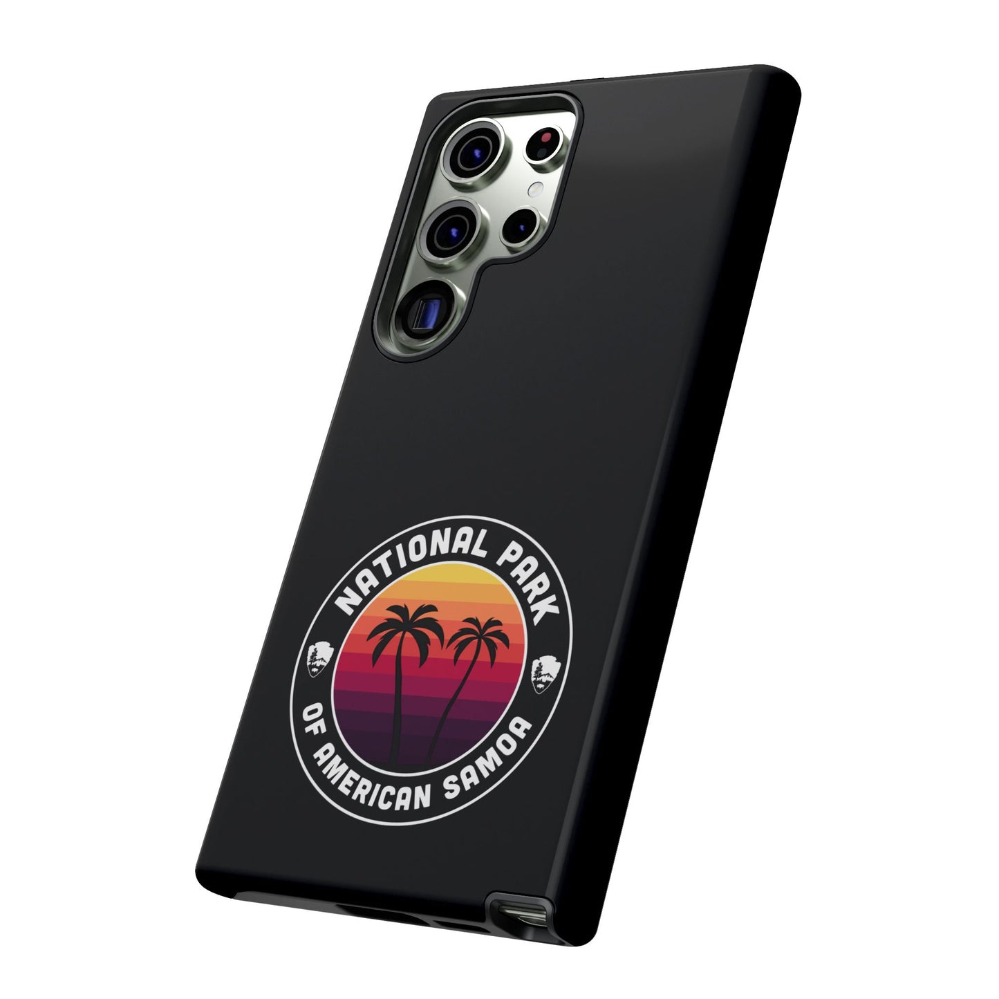 National Park of American Samoa Phone Case - Round Emblem Design