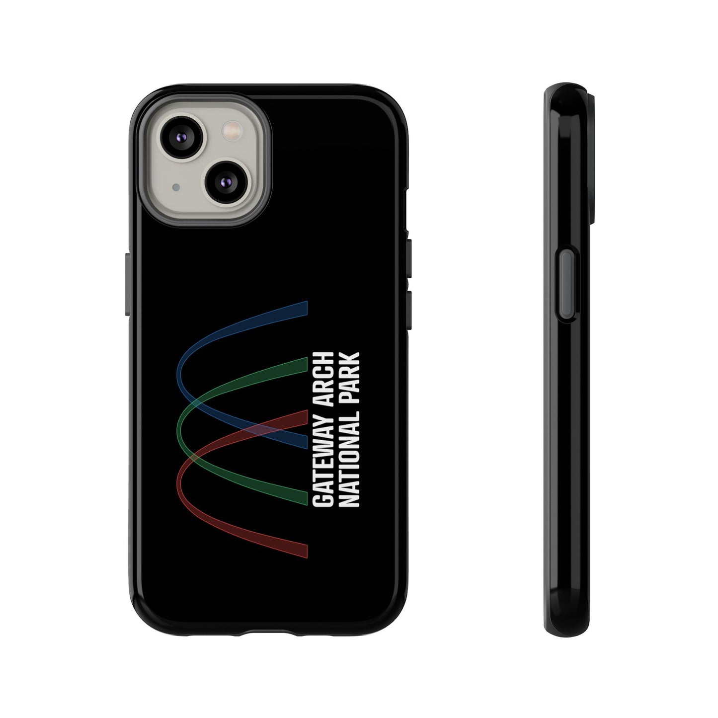 Gateway Arch National Park Phone Case - Histogram Design