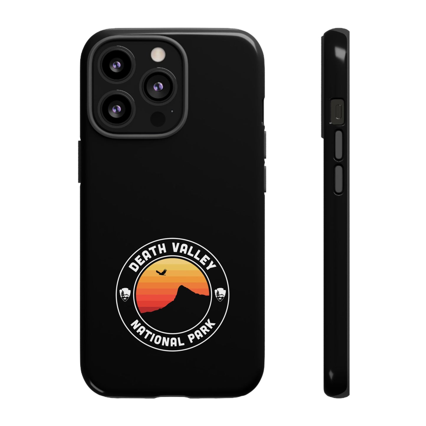 Death Valley National Park Phone Case - Round Emblem Design