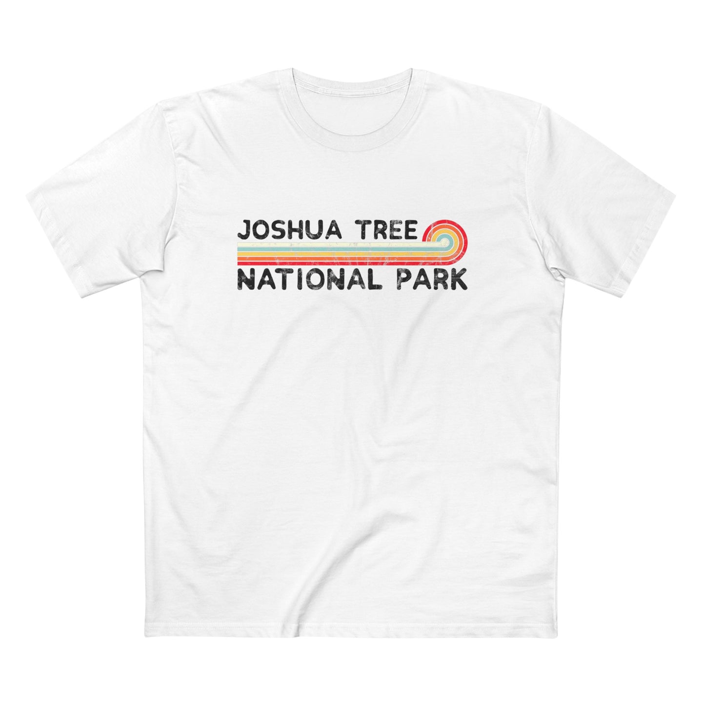 Joshua Tree National Park T-Shirt - Vintage Stretched Sunrise