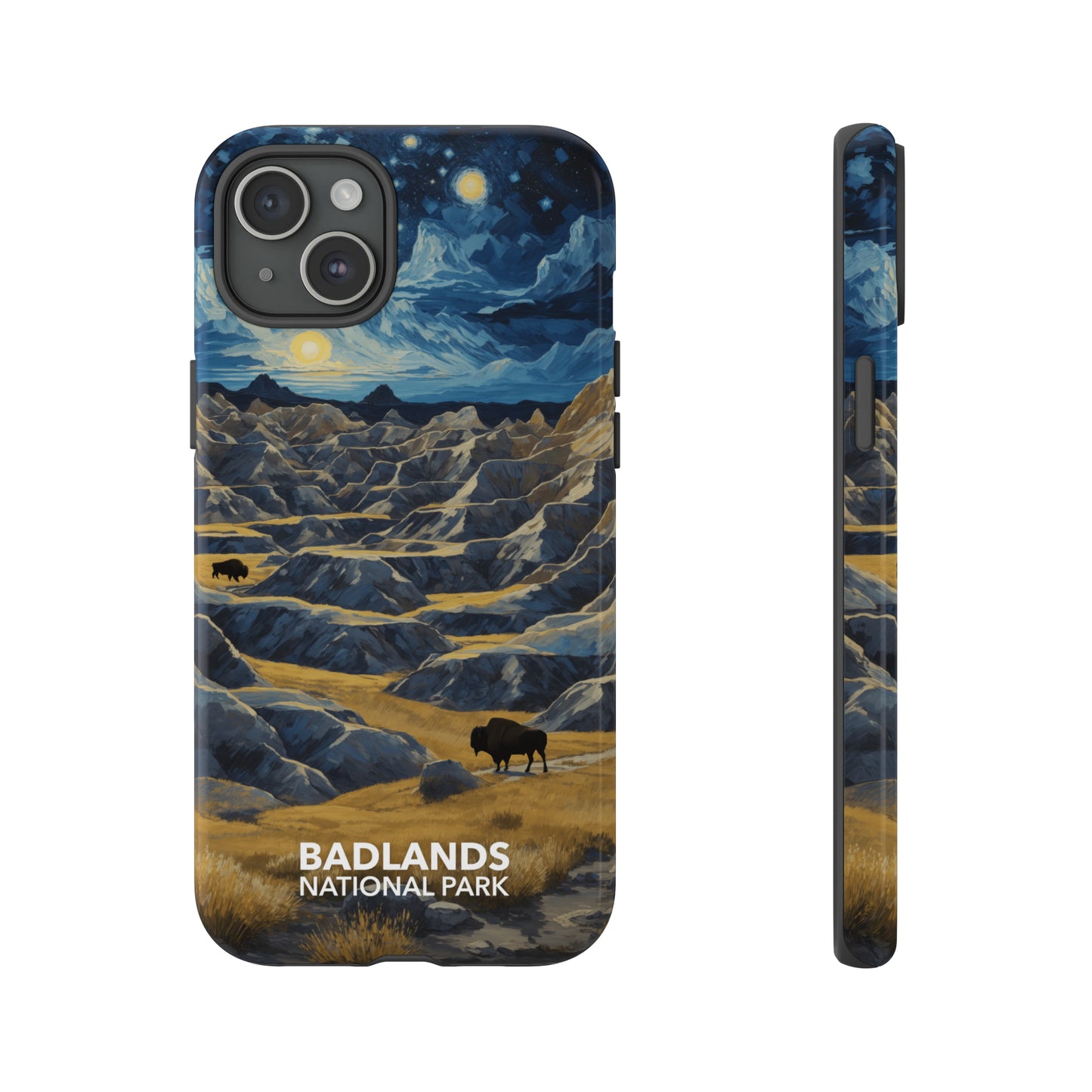 Badlands National Park Phone Case - Starry Night