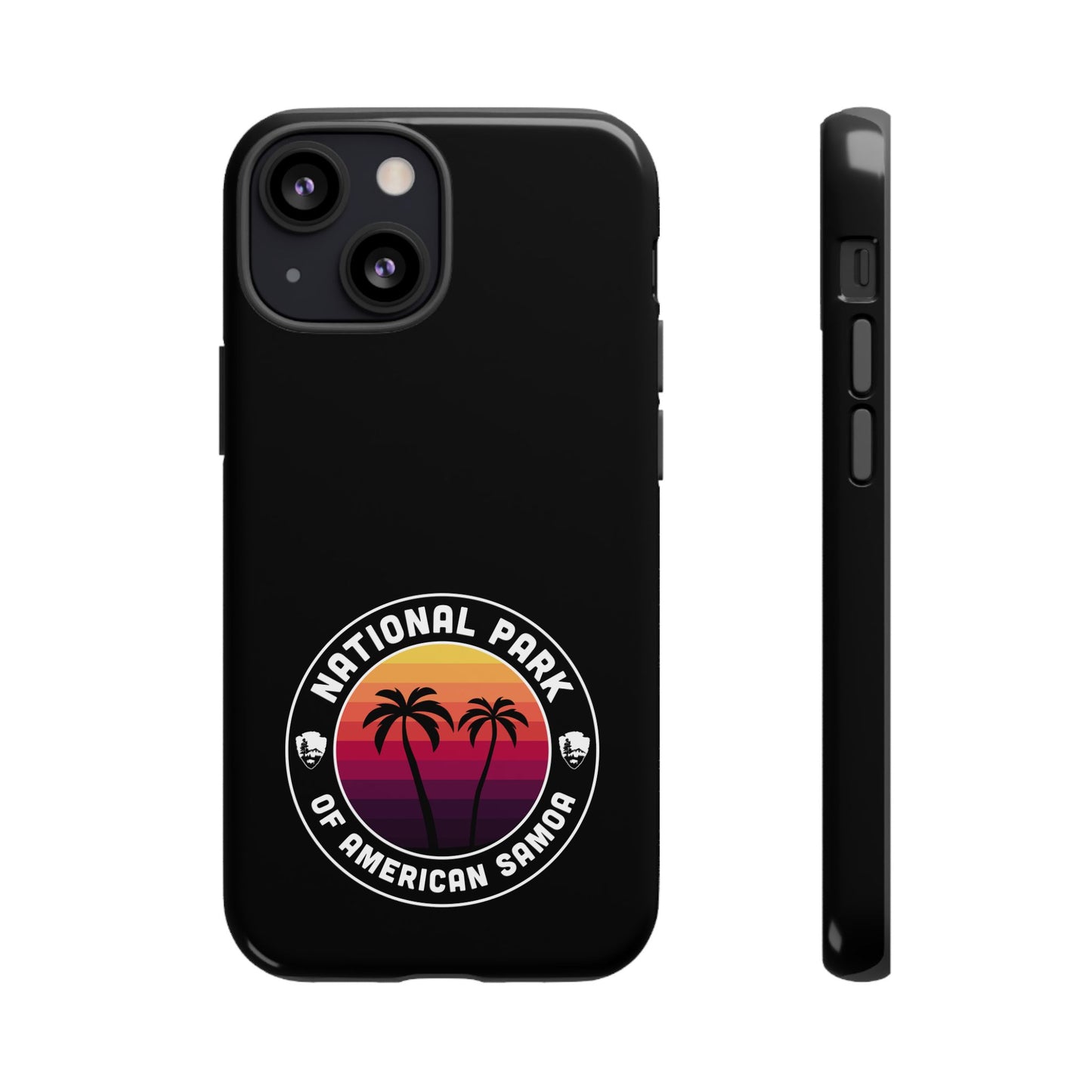 National Park of American Samoa Phone Case - Round Emblem Design