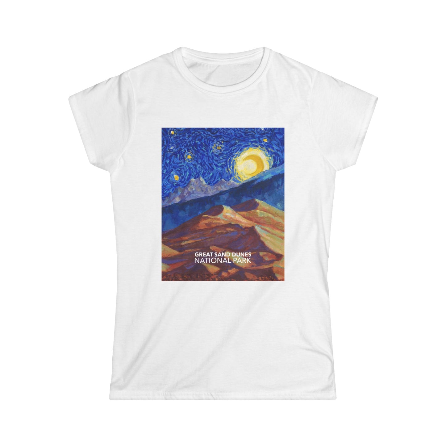 Great sand Dunes National Park T-Shirt - Women's Starry Night