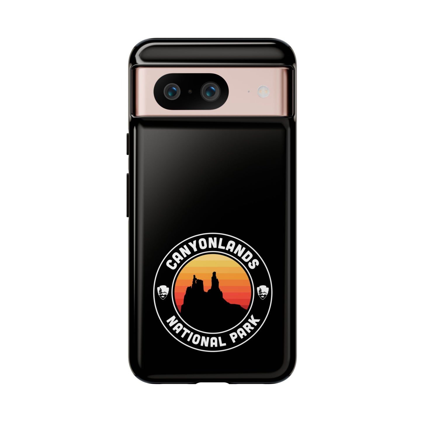 Canyonlands National Park Phone Case - Round Emblem Design