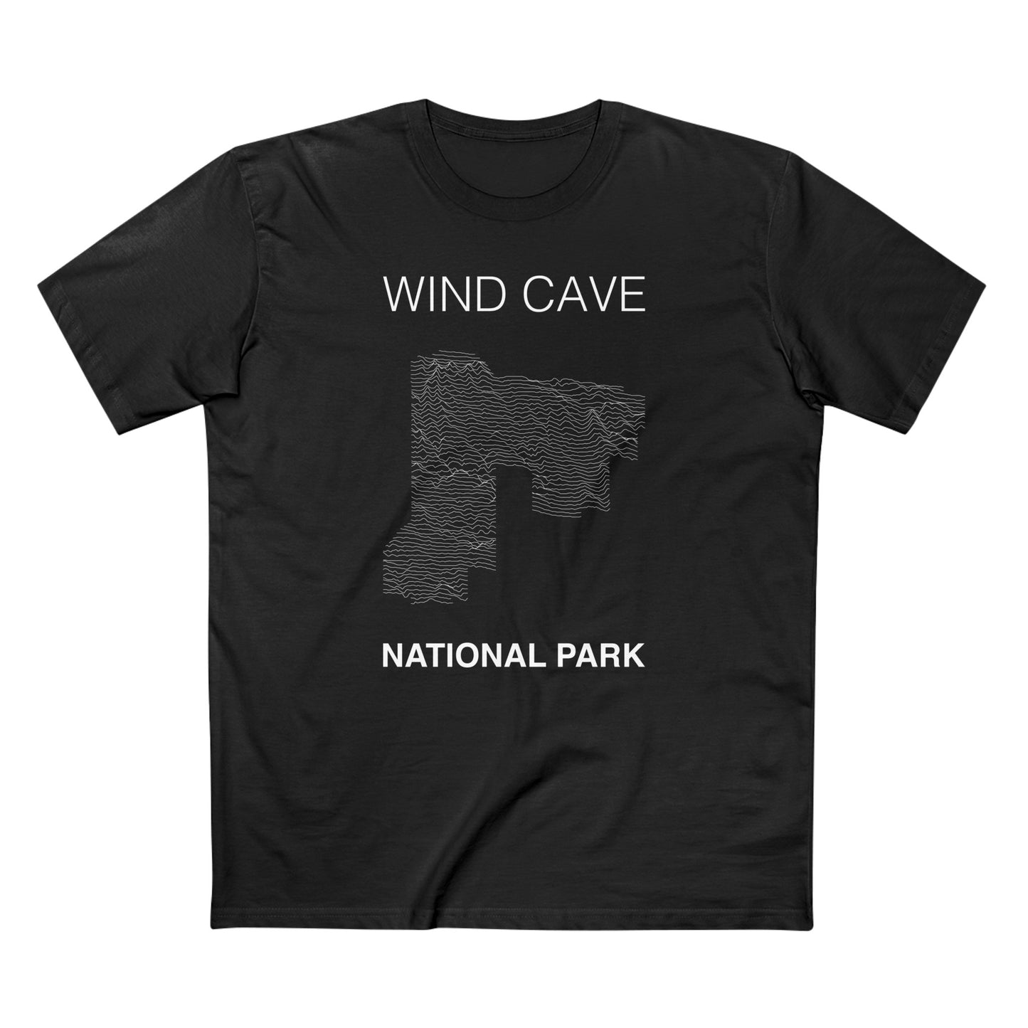 Wind Cave National Park T-Shirt Lines