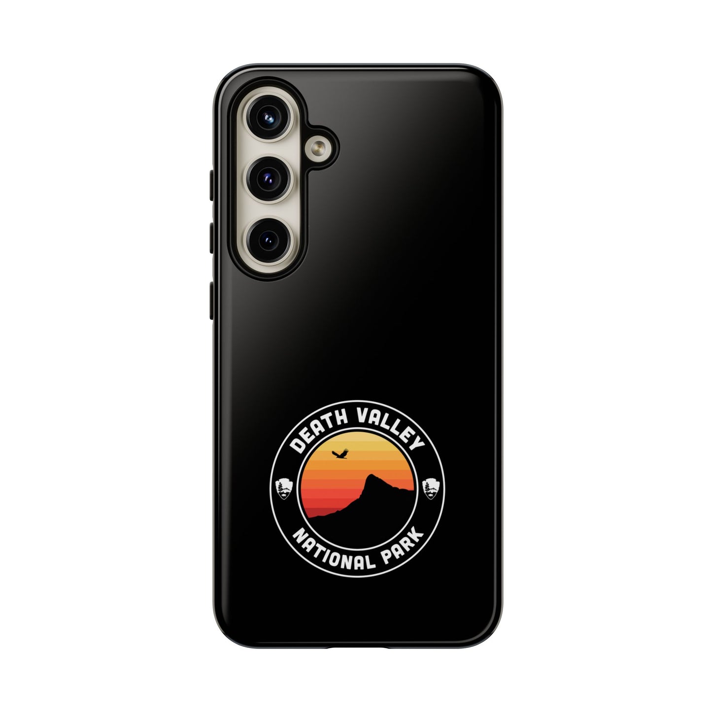 Death Valley National Park Phone Case - Round Emblem Design